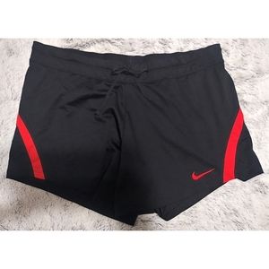 Black & Red Nike Dri Fit Running Shorts